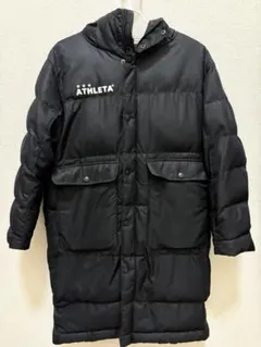 大人気 ☆ATHLETA(アスレタ) 黒ベンチコート☆140cm