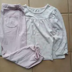 UNIQLO ベビーパジャマセット 110cm ピンク系