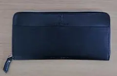 メンズラウンド長財布　カラー：黒　未使用