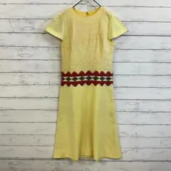 ベタードレス オーダーサロン 高島屋 黄色 エスニック柄 ワンピース 半袖
