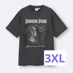 GU ウォッシュドグラフィックTシャツ ジュラシックパーク 3XL