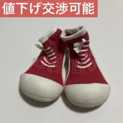【Baby feet】 赤いスニーカー風ベビーシューズ