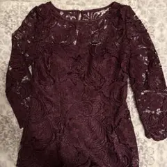 アドリアナパペル　レース パーティードレス