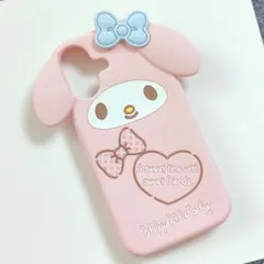 キャラクター　スマホケース　iPhone16　ピンク