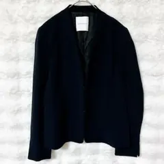 エストネーション ノーカラージャケット シンプル きれいめ 上品 日本製のサムネイル