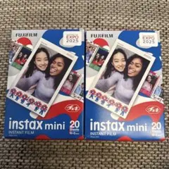 【新品】EXPO2025 チェキフイルム INSTAX MINI EXPO 2箱