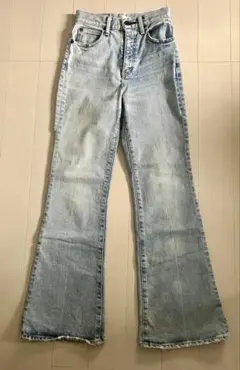 MOUSSY マウジー　MVS flare フレアデニムパンツ　ジーンズ　24