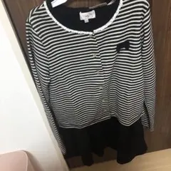 新品　キッズ　フォーマル　140 黒　マザウェイズ　ワンピース　カーディガン