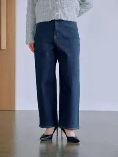 COHINA DENIM セミワイドストレート インディゴ regular XS