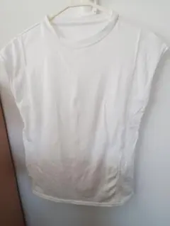 マタニティ 授乳服 ノースリーブ ホワイト L