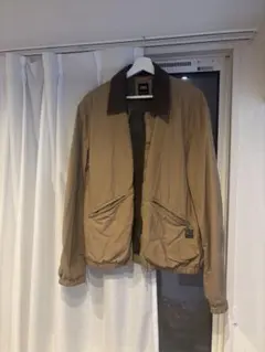 ZARA ジャケット　ブルゾン　ベージュ　サイズS(L〜XL相当)