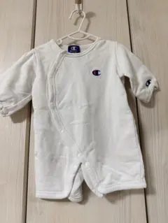 Champion ホワイトロンパース 60-70