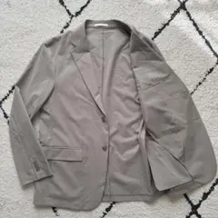 美品　ユニクロ　感動ジャケット　テーラード　ベージュ　XL 453852