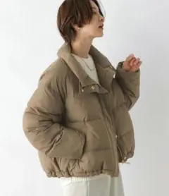 レプシム エアサーマル コンパクトジャケット モカーキ ショート丈