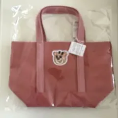 フェイラー オールドテディガール ワッペントートバッグ L 小 ピンク 新品