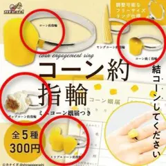 麻様専用　コーン約指輪 4種セット