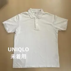 未着用UNIQLO白半袖ポロシャツLサイズ