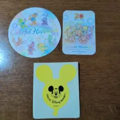 Duffy and Friends 20周年コースターと ステッカーのセット