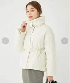 green label relaxing♡ウエストフィットショートダウンコート