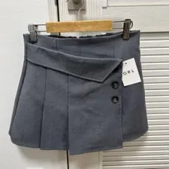 GRL インパン裏地付きアシンメトリーミニスカート[tu725]