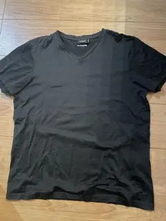 JIL SANDER ブラック Vネック Tシャツ M