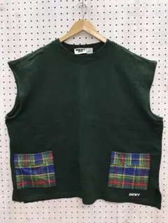 DKNY JEANS オールド 90s 古着 エプロン風スウェットベストのサムネイル
