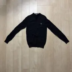 FRED PERRY フレッドペリー Vネックセーター XS ウール混