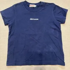 MIKI HOUSE 半袖Tシャツ 紺　ネイビー 90cmのサムネイル