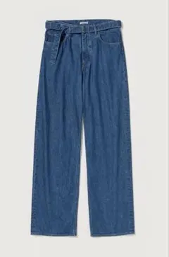 25ss AURALEE SELVEDGE DENIM BELTED PANTSのサムネイル