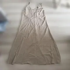 Ressh.N キャミワンピース ベージュ ロング丈