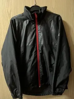adidas ブラック ジャケット レッドジッパー