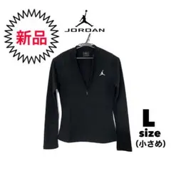 《定価¥7,810》NIKE Jordan ロングスリーブ ハーフジップ ニット