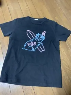 The Endless Summer TESネオン風犬グラフィック Tシャツ Mのサムネイル