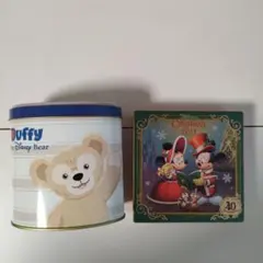 ディズニー空き缶２個セット