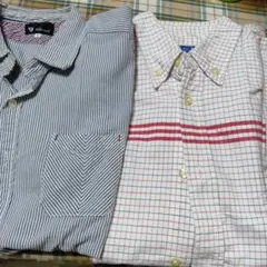 TKMIXPICE 長袖シャツ L　ABAHOUSE　チェックシャツ3