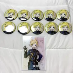 プロセカ あんスタコラボ 缶バッジ 鏡音レン ブロマイド