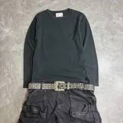 archive EDWIN y2k フェード　ブラック　ロンT