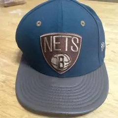 【NBA公式】ニューエラ 9FIFTY ブルックリン・ネッツ キャップ レザー調