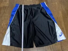 ASICS ハーフパンツ バスケット　黒/青/白のサムネイル