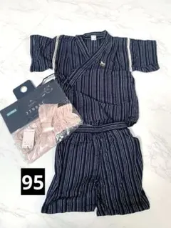 cottoli ベビー浴衣　甚平　未使用に近い　バースデー