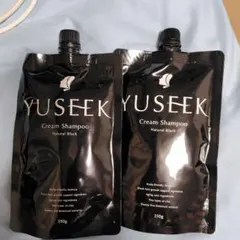 YUSEEK Cream Shampoo ダークブラウン 350g2個セット - メルカリ
