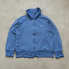 70s〜80s adidas デサント製 トラックジャケット 水色 L