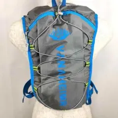 軽量アウトドア ランニングベスト型リュック 多機能 防水 通気性◎グレー