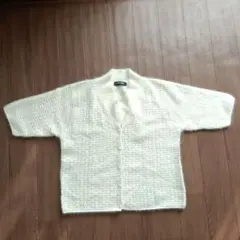 ALPHA CUBIC アイボリー カーディガン サイズ36　日本製