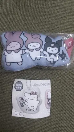 ホワイトタイガーとブラックタイガー×サンリオ クッションマスコット