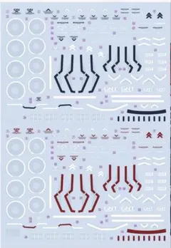 MG 1/100 ジンクス用水転写式デカール