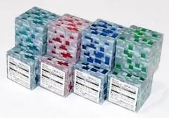 ■マインクラフト 鉱石ブロック 全4種×2セット