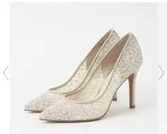 DIANA グリッターパンプス