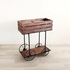 直接引き取り可ヴィンテージ風 ブリキセンターテーブル 130cm ガラス天