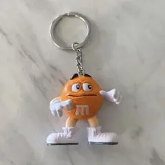 M&M'S エムアンドエムズ　キーホルダー　オレンジ　めじるし　アメリカ雑貨のサムネイル